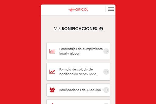 Gricol bonificacion