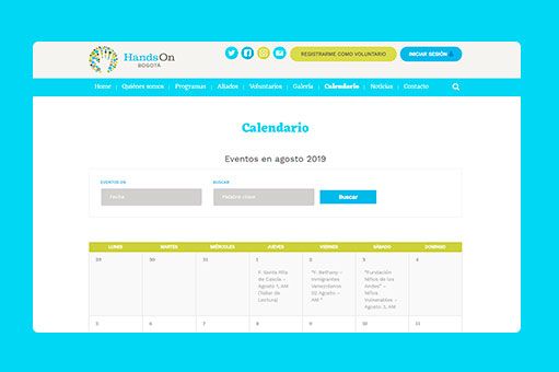 Handson Calendario