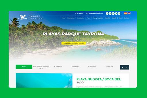 Parque tayrona Ubicacion