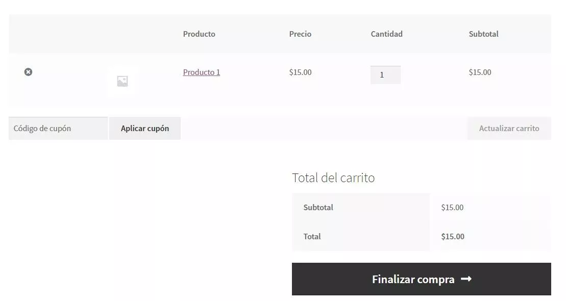 carrito woocommerce