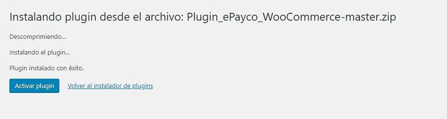 instalación plugin epayco