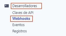 opcion webhooks stripe