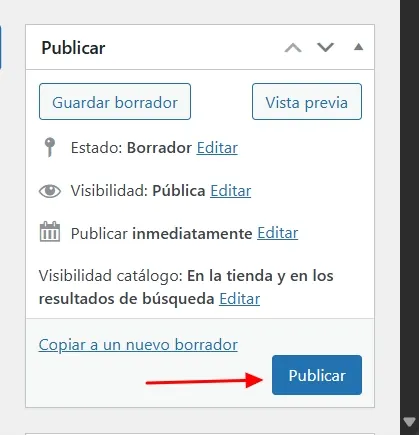 publicar suscripcion producto woocommerce